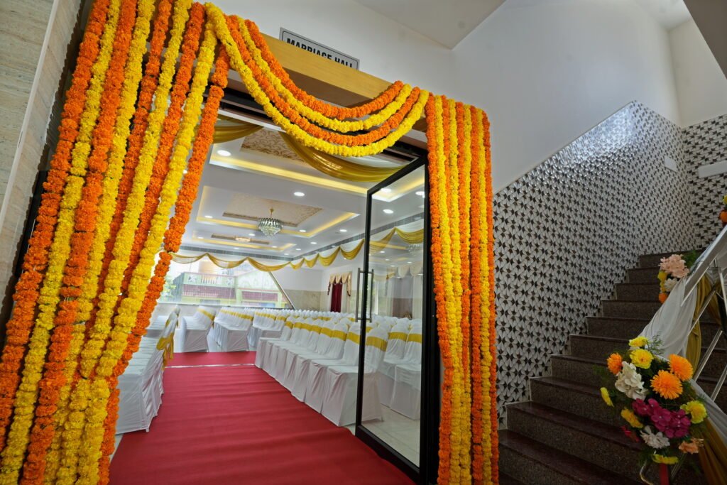 SrivaijantiMahal Frontview decoration